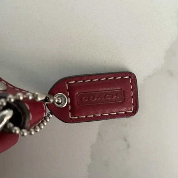 Coach Red Leather Wristlet/Clutch - Picture 3 of 7
